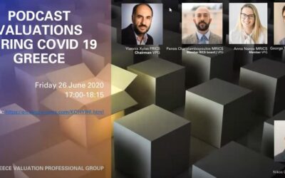 COVID 19 Webinar – PODCAST VALUATIONS DURING COVID 19 Ελλάδα – Ιούνιος 2020